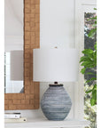 Midlands - Table Lamp - Blue / White