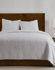 Cotton Gauze - King Stonewashed Quilt Set Set of 3 - Vintage White