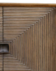 Bottom Line - 2 Door Wood Cabinet - Woodtone