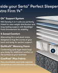 Perfect Sleeper - 14" Cascade Range Extra Firm Mattress