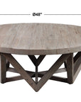 Kendry - Reclaimed Wood Coffee Table - Light Brown