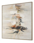 Outburst - Hand Painted Modern Art - Black / Blue / Brown / Gray / Green / Orange / Red / White / Woodtone