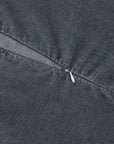 Cotton Canvas - Twin Stonewashed Duvet Cover Set Set of 2 - Charcoal