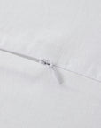 100% French Flax Linen - King Duvet Cover Set Set of 3 - White