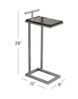 Evelyn - Accent Table - Dark Gray