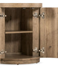 Vineyard Row - Wine Barrel End Table - Light Brown