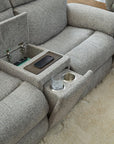 Porter - Power Reclining Loveseat With Console, Power Headrest, & Lumbar
