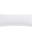 100% French Flax Linen - Long Lumbar Pillow - White