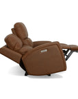 Linden - Power Reclining Loveseat With Power Headrests & Lumbar