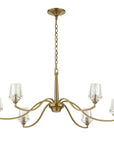 Barcelona - 6 Light Brass Chandelier - Gold