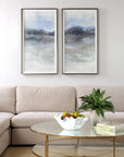 Thinking Of You - Landscape Prints (Set of 2) - Light Gray