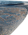 Genovesa - Aqua Glass Bowl - Blue