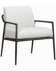 Thayer - Outdoor Upholstered Lounge Chair - Bronze / White