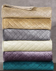 Velvet Diamond - Full/Queen Quilt Set Set of 3 - Amethyst