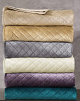 Velvet Diamond - Twin Quilt - Amethyst
