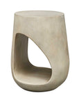 Lithos - Outdoor Accent Table - Gray