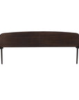 Estelle - Bench - Dark Brown / Beige