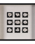 Geode - Linen Shadow Box - Black