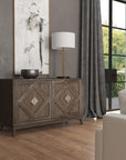 Commerce And Market - Carved Accent Chest - Dark Brown