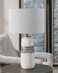 Comanche - Crackle Table Lamp - White