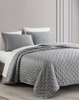 Lyocell - King Eucalyptus Quilt - Gray