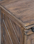 Primalia - Barn Door Media Console - Light Brown