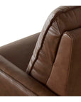 Everett Leather Modular Reclining Sectional