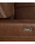 Everett Leather Modular Reclining Sectional