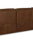 Everett Leather Modular Reclining Sectional