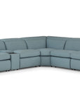 Wesley Leather Power Reclining Sectional