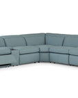 Wesley Leather Power Reclining Sectional