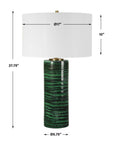 Galeno - Emerald Table Lamp - Green