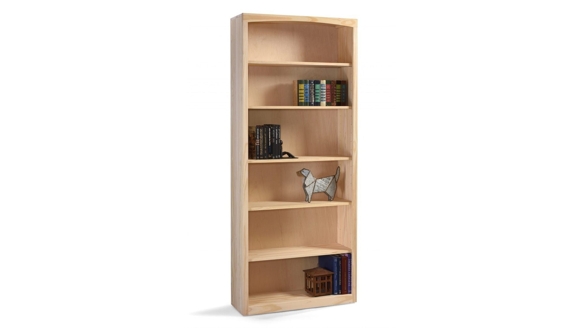 30" x 84" Pine Bookcase
