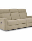 A86 Ovation Audio Motion Power Wall Reclining Sofa w/ Headrest, Lumbar & Drop Down Table
