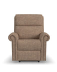 Bernard - Power Recliner With Power Headrest & Lumbar With Nailhed Trim