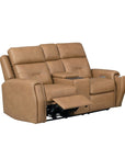 Felix - Power Reclining Loveseat With Console, Power Headrest, Lumbar, Heat & Massage
