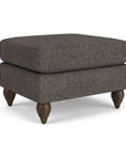 Moxy - Fabric Ottoman, Round Turned Legs