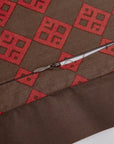 Rushmore - Full/Queen Reversible Quilt Set Set of 3 - Red / Brown