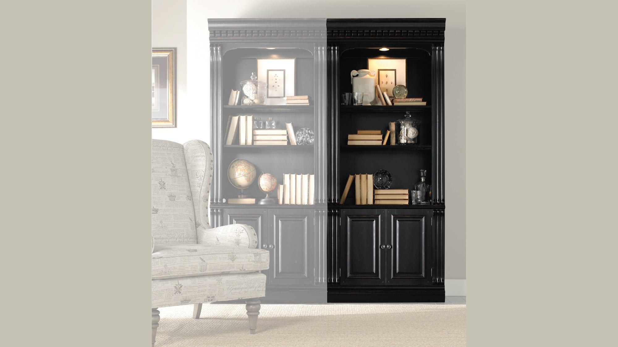 Telluride Collection Bunching Bookcase w/ Doors