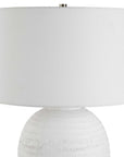 Reyna - Chalk Table Lamp - White