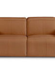 Airy Leather Power Reclining Loveseat