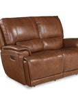 Burlington Leather Power Reclining Loveseat