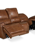 Burlington Leather Power Reclining Sofa