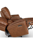 Burlington Leather Power Reclining Loveseat