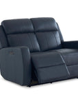 Norwood Leather Power Reclining Loveseat