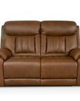 Benson Leather Power Reclining Loveseat