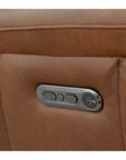 Benson Leather Power Reclining Loveseat