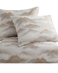 Serenity - King Modern Jacquard Comforter Set Set of 3 - Champagne