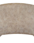 Melange - Fluted Kidney Desk - Pearl Silver