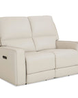Raymond Leather Power Reclining Loveseat